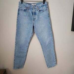 Levi's Premium | Wedgie Icon Fit Button Fly Ankle Jeans in Tango Light - Sz 28